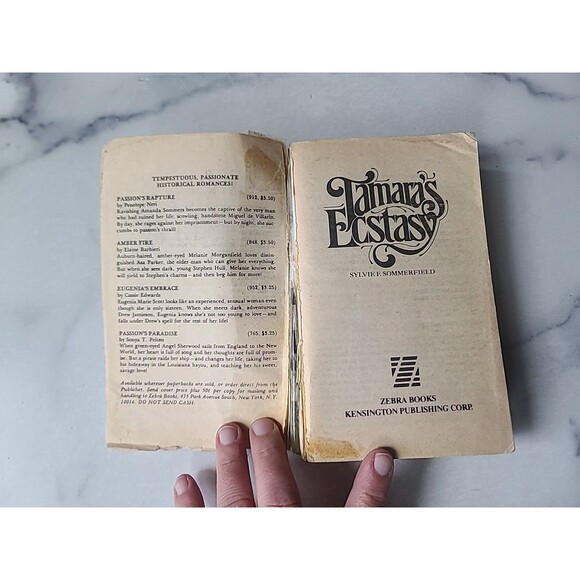 Tamara's Ecstasy By Sylvie F. Summerfield Paperback - Picture 3 of 10